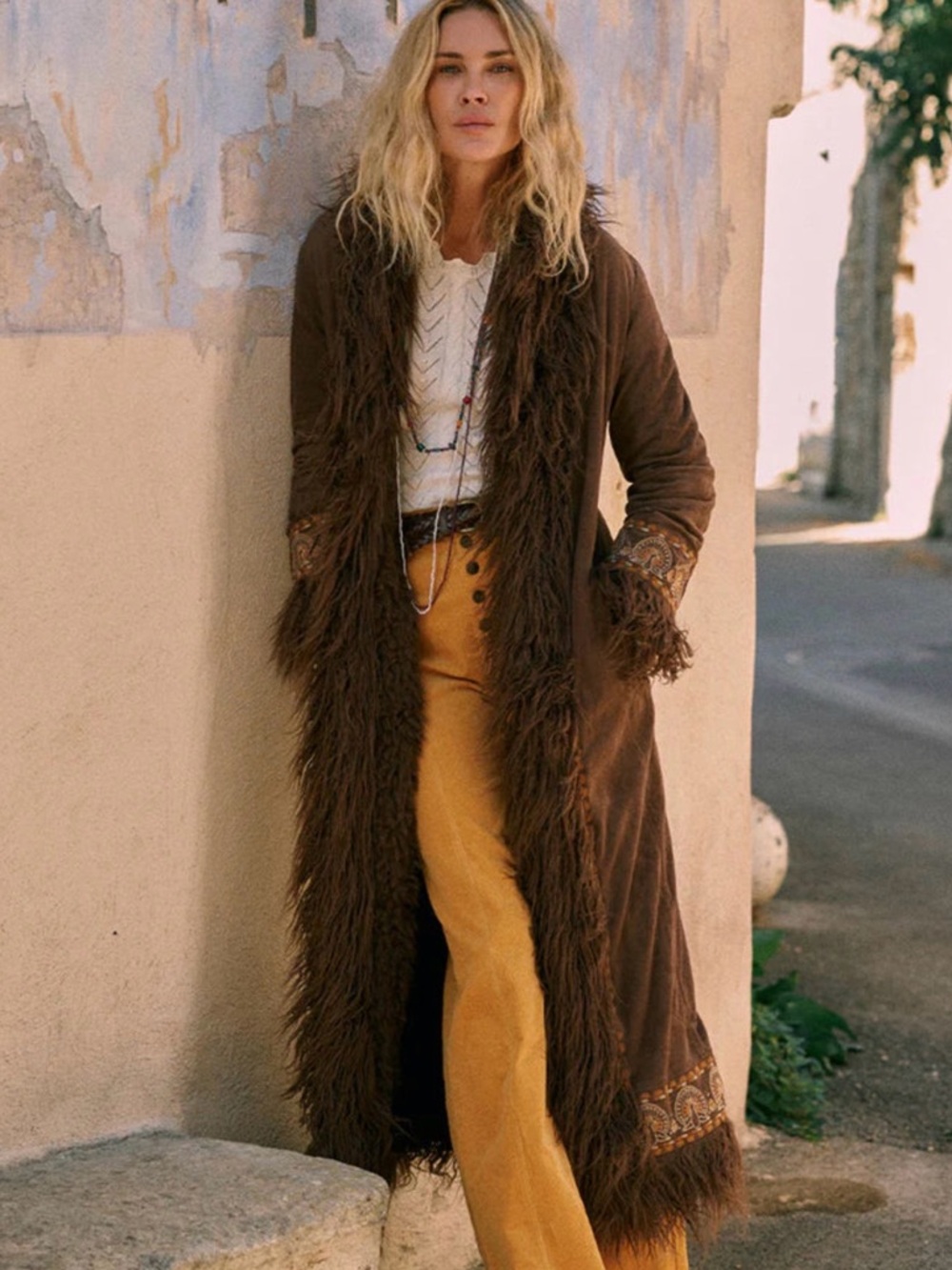 SPELL-CLEMENCE COAT-COCOA (L)